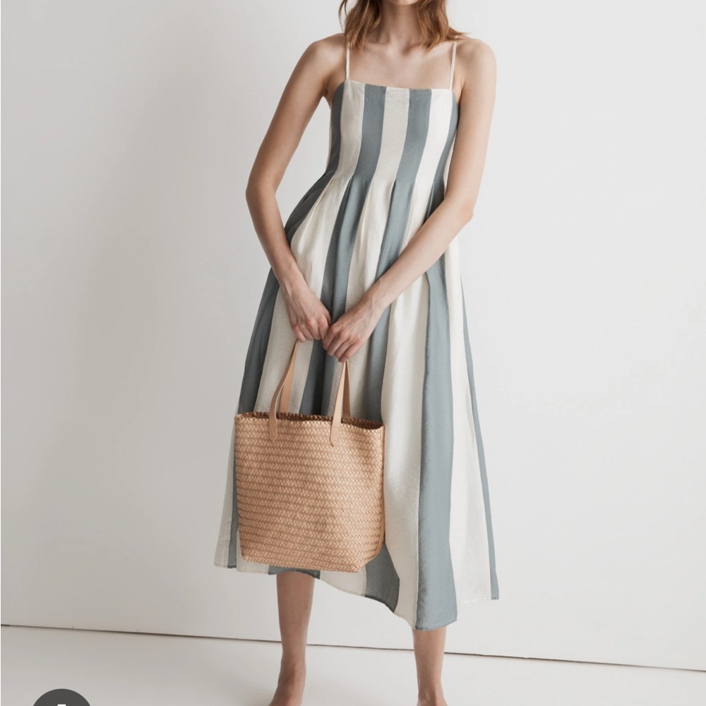 Madewell Pleated Midi Dress | NWT Sz 16